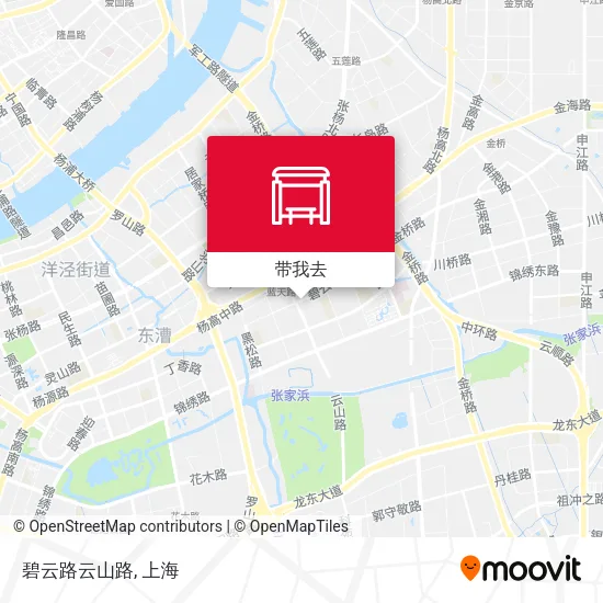 碧云路云山路地图