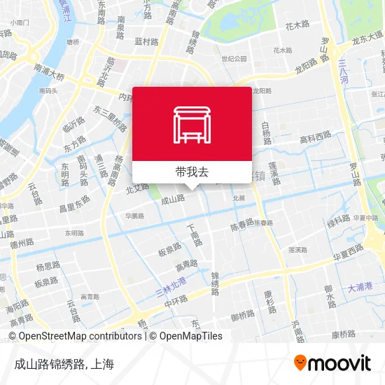 成山路锦绣路地图