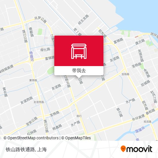 铁山路铁通路地图