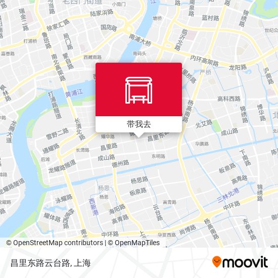 昌里东路云台路地图