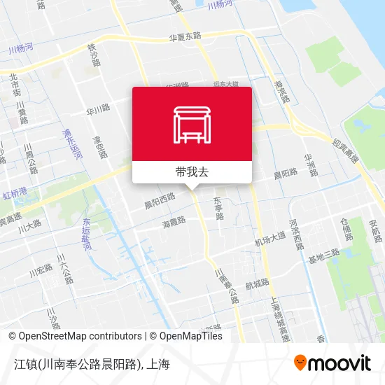 江镇(川南奉公路晨阳路)地图