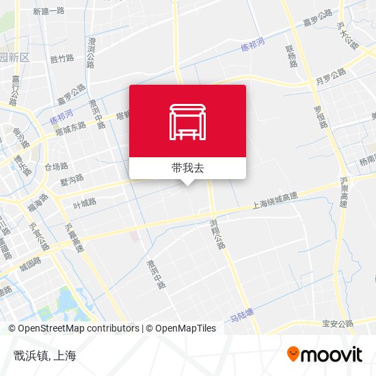 戬浜镇地图