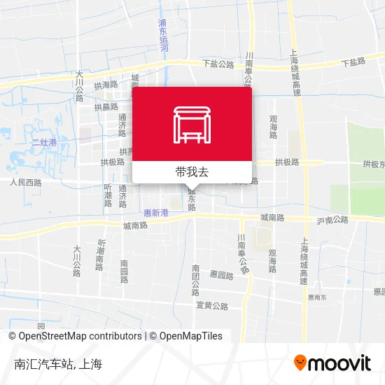 南汇汽车站地图