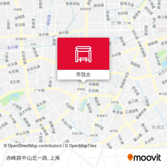 赤峰路中山北一路地图