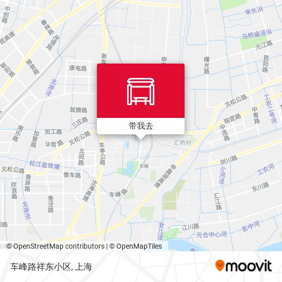 车峰路祥东小区地图