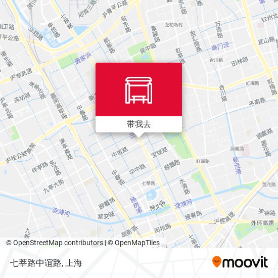七莘路中谊路地图