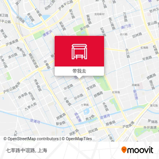 七莘路中谊路地图