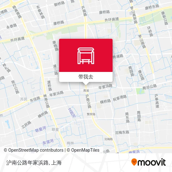 沪南公路年家浜路地图
