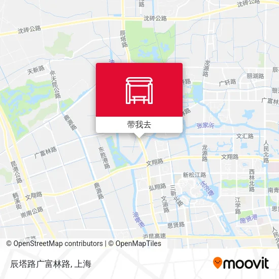 辰塔路广富林路地图