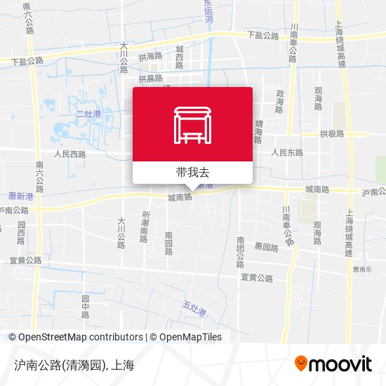 沪南公路(清漪园)地图