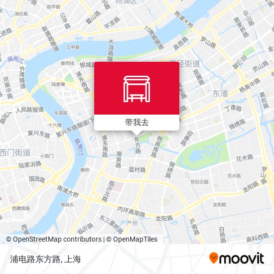 浦电路东方路地图