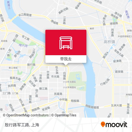 殷行路军工路地图