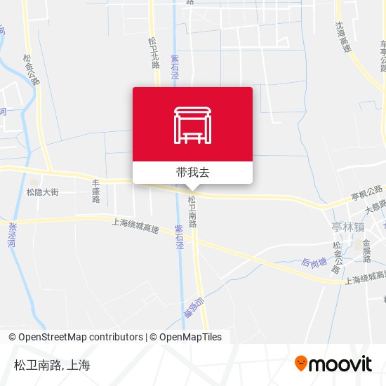 松卫南路地图