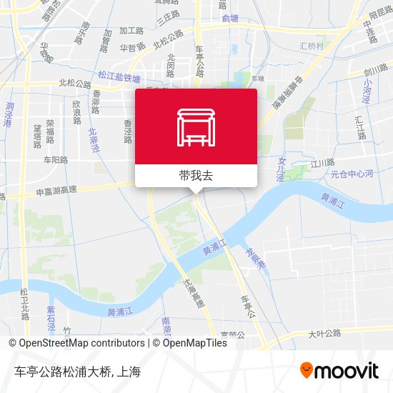 车亭公路松浦大桥地图