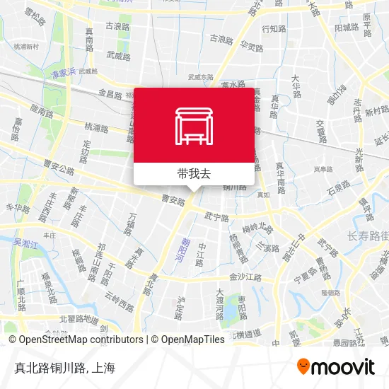 真北路铜川路地图
