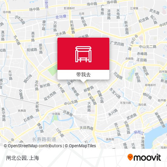 闸北公园地图