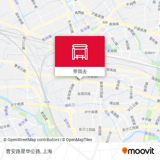曹安路星华公路地图