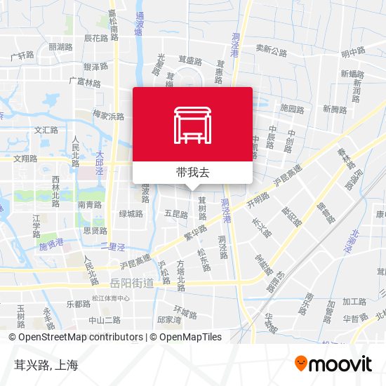 茸兴路地图