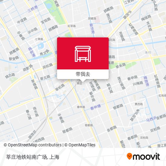 莘庄地铁站南广场地图