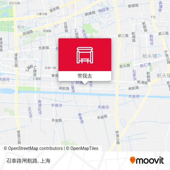 召泰路闸航路地图