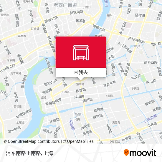 浦东南路上南路地图