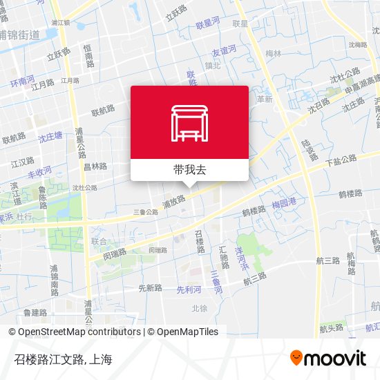 召楼路江文路地图