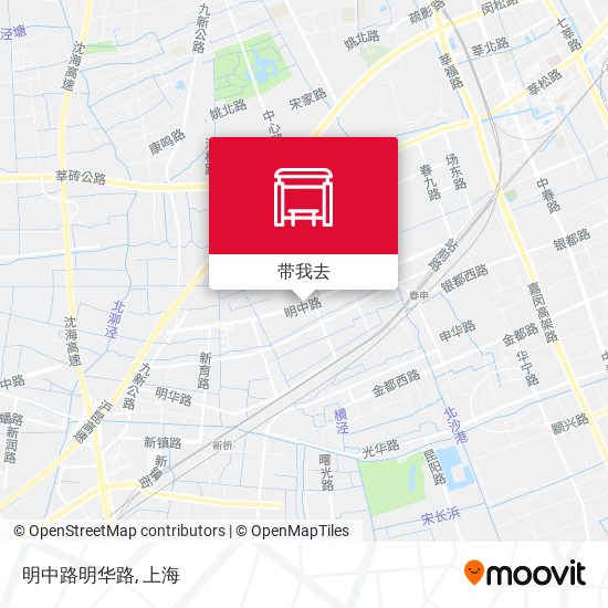 明中路明华路地图