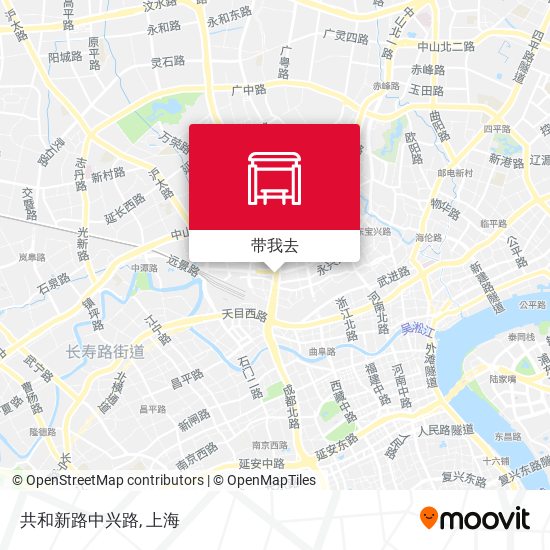 共和新路中兴路地图