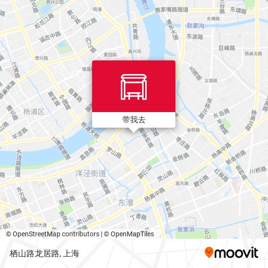 栖山路龙居路地图