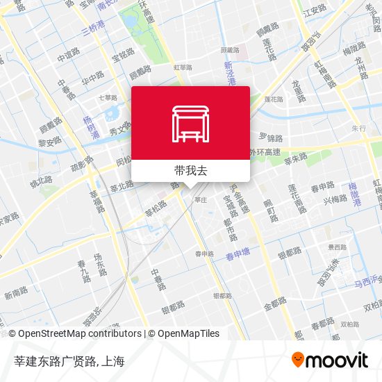 莘建东路广贤路地图