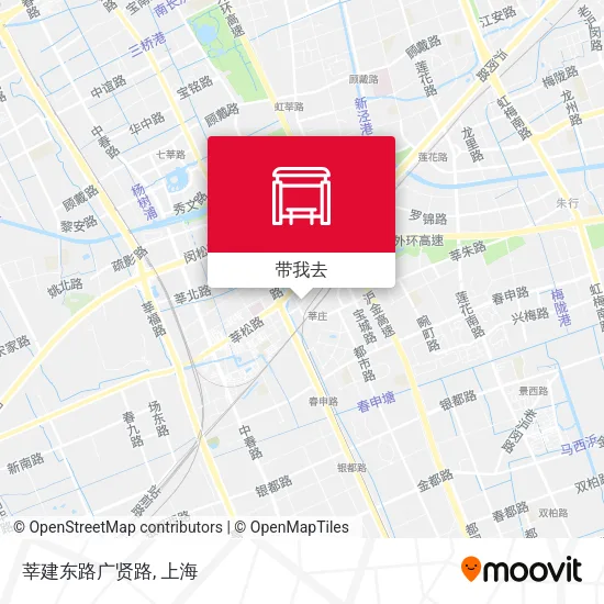莘建东路广贤路地图