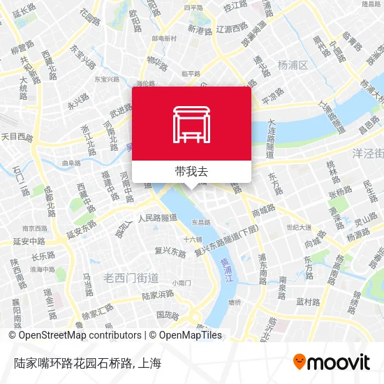 陆家嘴环路花园石桥路地图