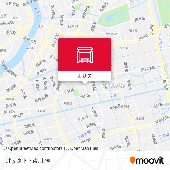北艾路下南路地图