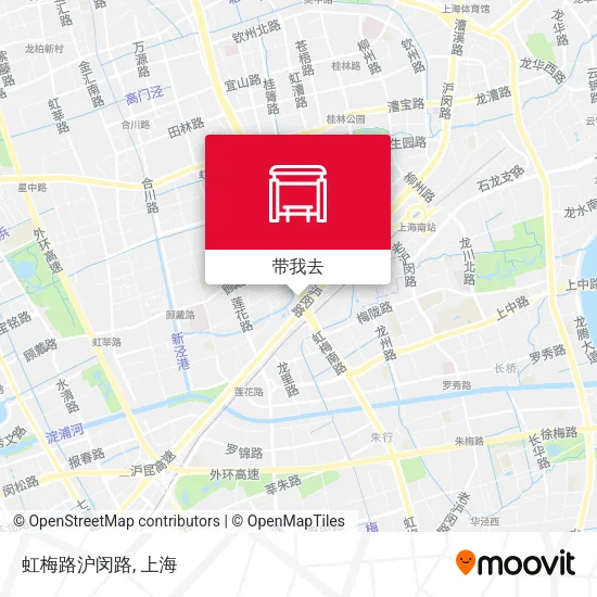 虹梅路沪闵路地图