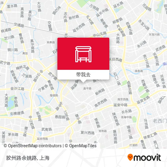胶州路余姚路地图