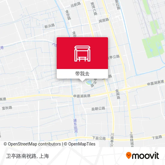 卫亭路南祝路地图
