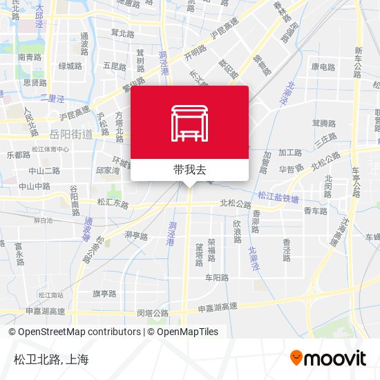 松卫北路地图