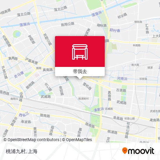 桃浦九村地图