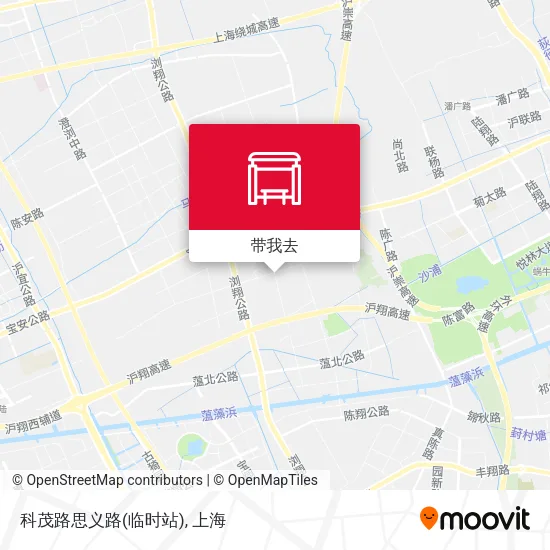 科茂路思义路(临时站)地图