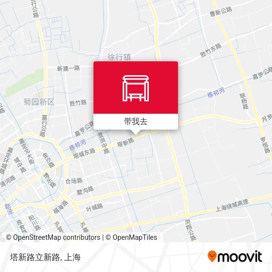 塔新路立新路地图