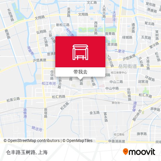 仓丰路玉树路地图