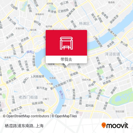 栖霞路浦东南路地图