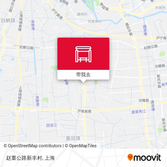 赵重公路新丰村地图