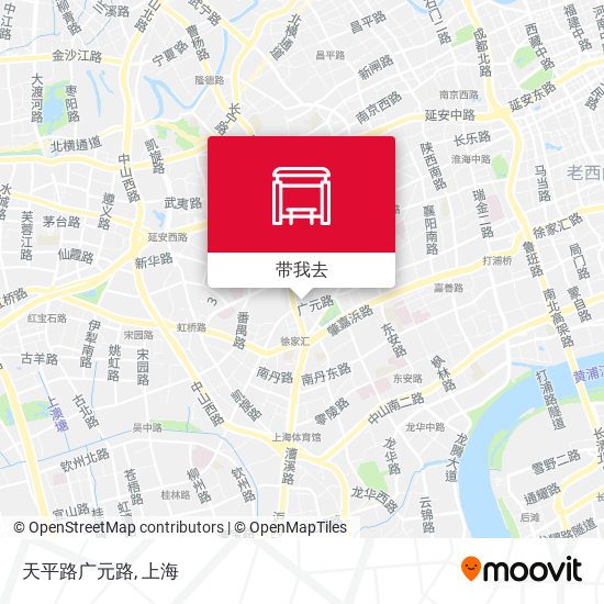 天平路广元路地图