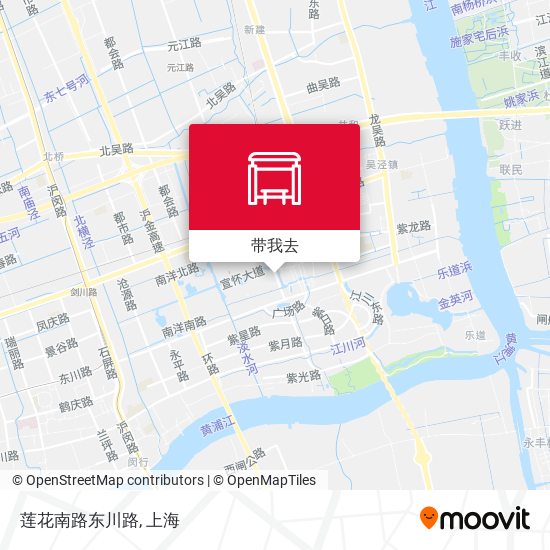 莲花南路东川路地图