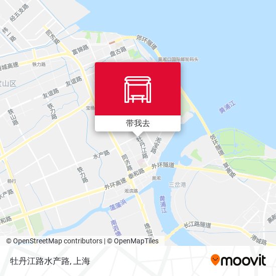 牡丹江路水产路地图