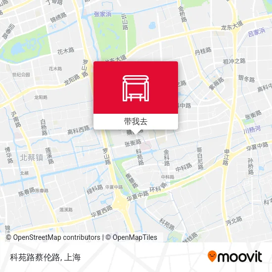 科苑路蔡伦路地图