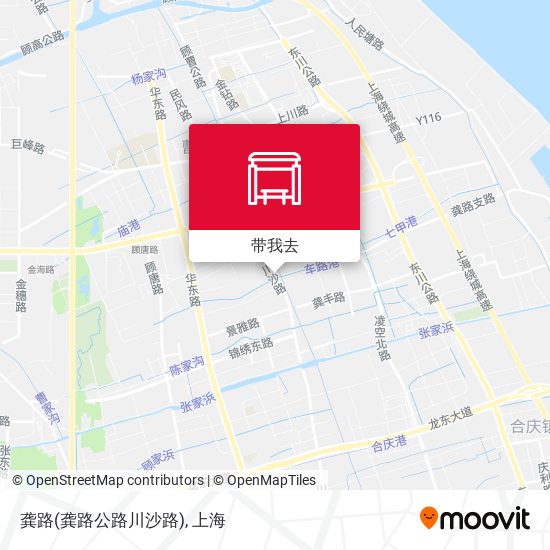 龚路(龚路公路川沙路)地图