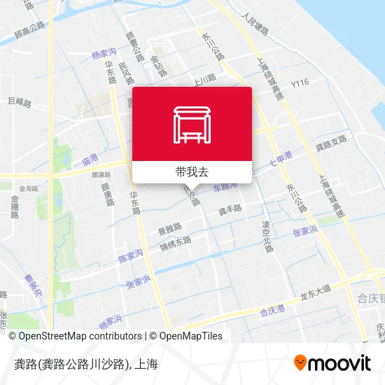 龚路(龚路公路川沙路)地图