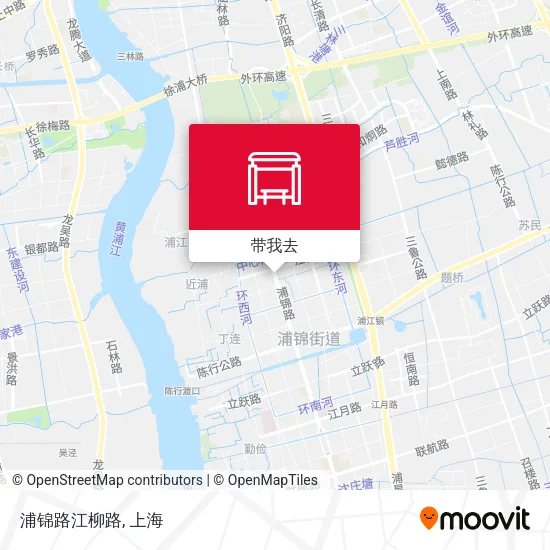 浦锦路江柳路地图
